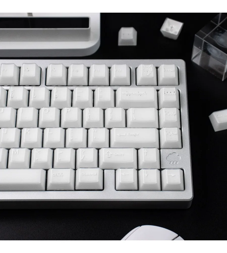 Ray semi-transparent keycap ABS two-color customized original high-quality Wooting/made68 wireless mechanical keyboard