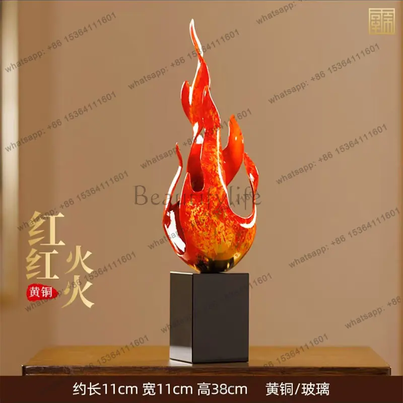 Ornament New Chinese style high-end atmosphere prosperous opening gift living room office decoration