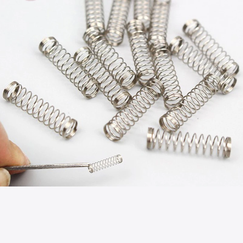 0.2mm/0.3mm Wire Diameter Small Compression Spring 304 Stainless Steel Buffer Return Short Spring Return Release Pressure Y-type