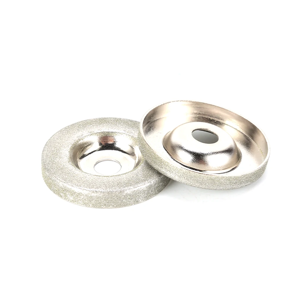 2pcs Diamond Grinding Wheel Abrasive Disc Electric For Tungsten Sharpener Steel Circle Disc Grinder Milling Tool