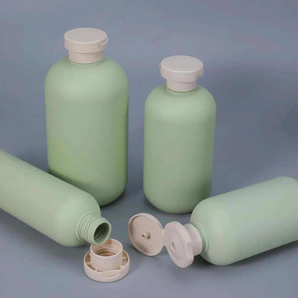 

5Pcs Avocado Shower Gel Bottle Refillable Shampoo Dispenser Body Wash Container Lotion Bottle Travel Size