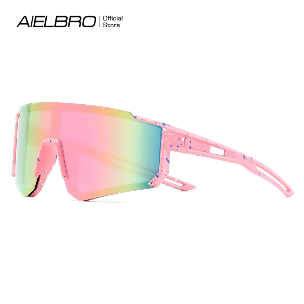 

AIELBRO Boys Girls Age 5-12 UV400 Baseball Sunglasses Children Sun Glasses Outdoor Sport Kids Shades Mtb Child Cycling Eyewear