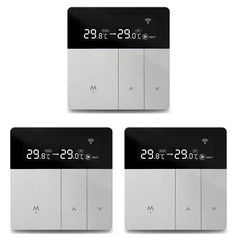 

-A96Z 3X AVATTO Tuya Wi-Fi умный термостат регулятор температуры 100-240 В дистанционное электрическое управление, Google Home Yandex