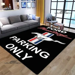 Mustang car logo printed carpet kitchen mats for floor Non -slip carpet Regional carpets outdoor carpet yoga mat birthday gift