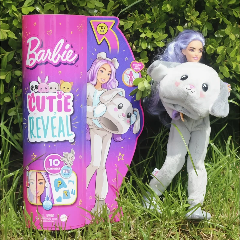 

28 см Mattel Barbie Cutie Reveal кукла домашнее животное белый медведь панда оранжевый кот снежинка милая фигурка модель куклы игрушки подарок на день рождения