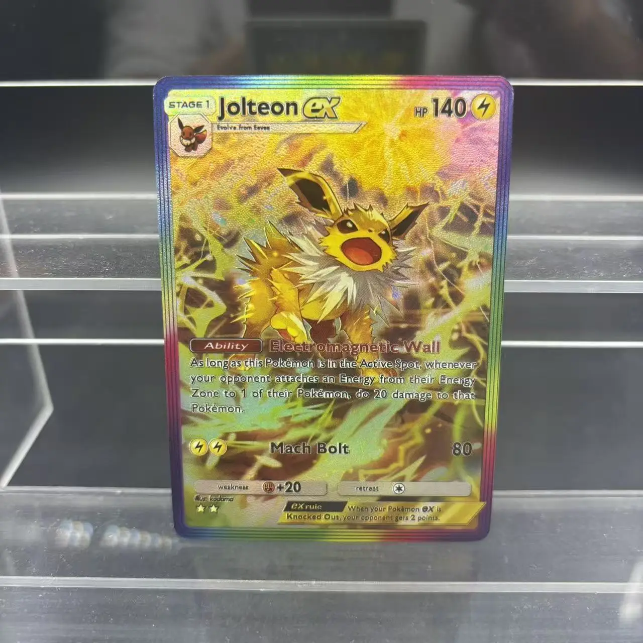 8개/세트 DIY 영어 PTCG 포켓 EX 졸테온 래피다쉬 앱솔 리리간트 플래시 카드 애니메이션 컬렉션 카드 장난감