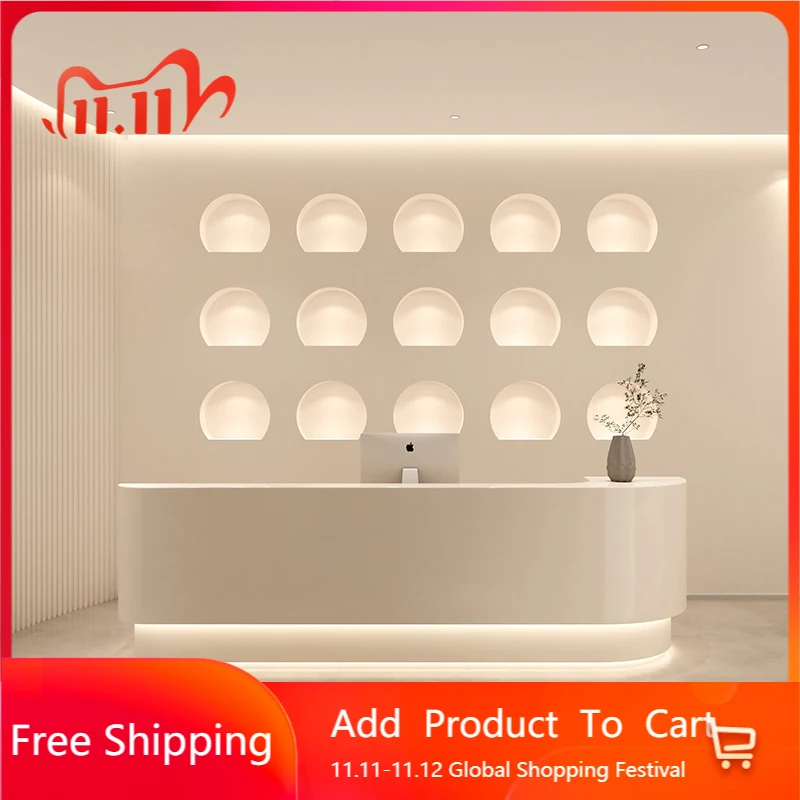 

Office Medical Reception Desks Clinic Boutique Corner Front Reception Desks Podium Stands Recepcion Mostrador Pulpit For Church