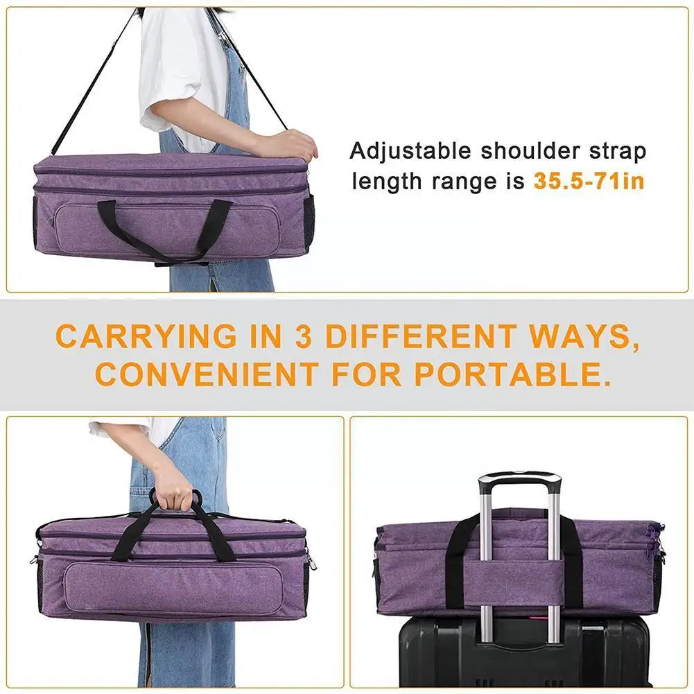 Tool Carrying Case Big Capacity Cutting Machine Supplies Storage Bag For Cricut Explore Air 2Knitting Needle Household Orga F8L5