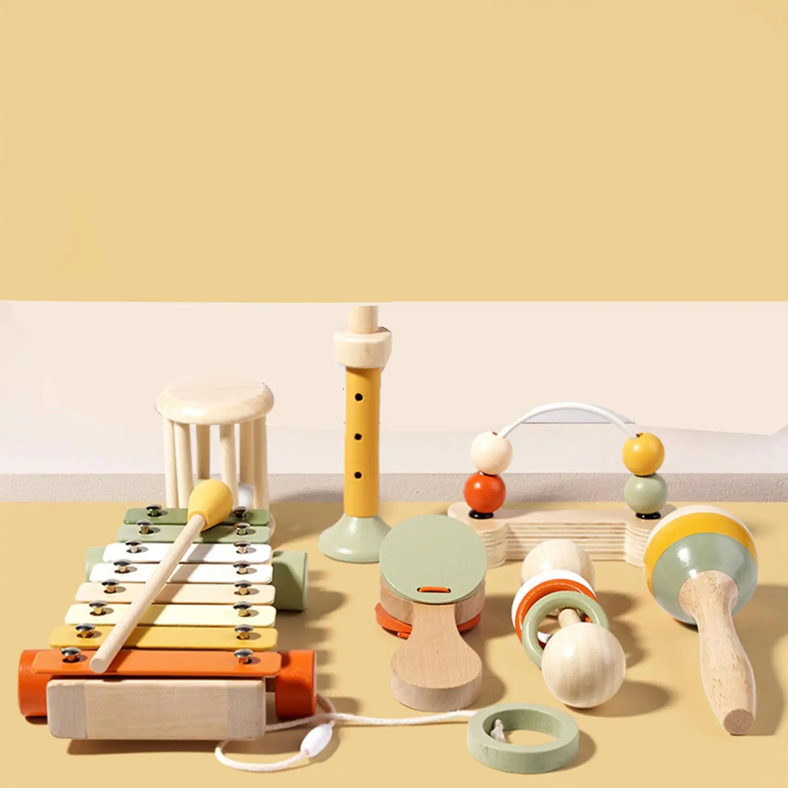 

Kids Musical Instruments Set Early Learning Musical Toy for Party Toys Gift