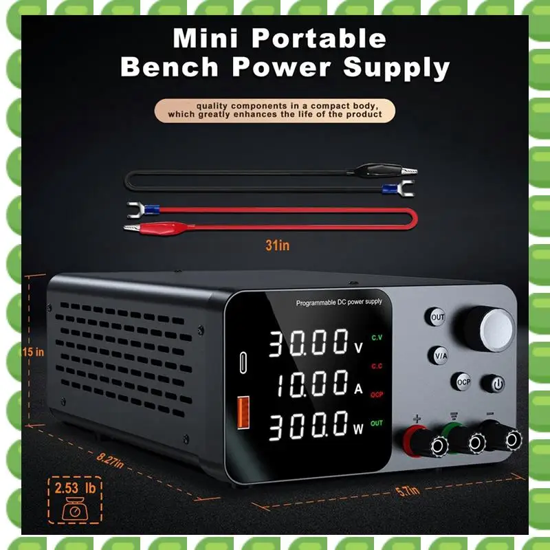 

A04V DC Power Supply Variable Power Supplies With Output Enable/Disable Button 5V/3.6A (US Plug)