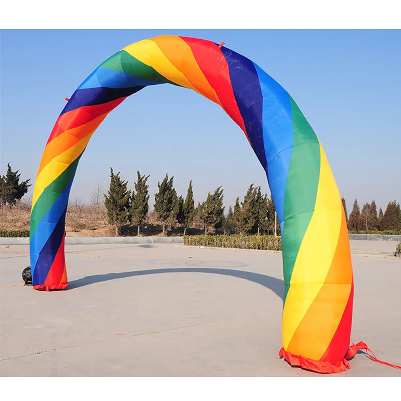 

Arch Opening Inflatable Arch Opening Advertisement Custom 6m Rainbow Door Inflatable Event Wedding Celebration Inflatable Arch