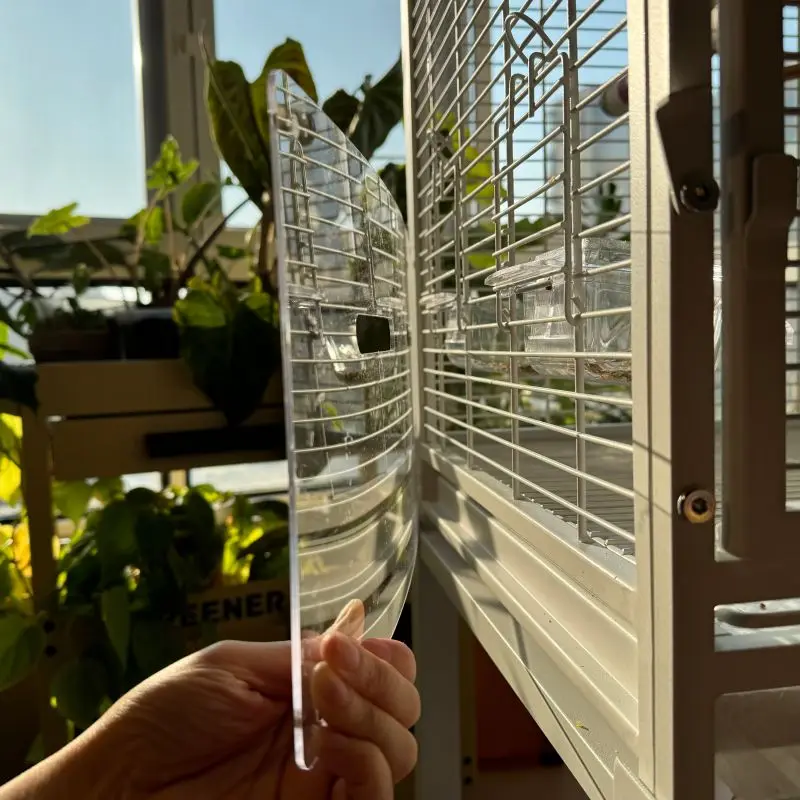 Luxury parrot bird cage villa tiger skin peony black phoenix little too keke gray parrot cage