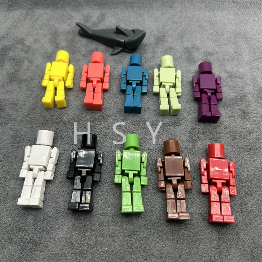 Original multi style joint movable three-dimensional solid volume wooden children's humanoid animation doll gift toy robot