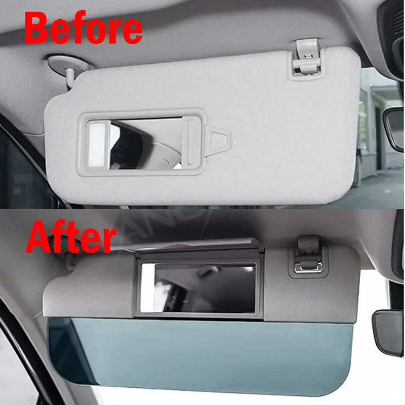Modified Upgrade Car Sun Visor For Geely Boyue L Atlas Side Shade Sunvisor With Mirror Interior Sun Shield Sunshade