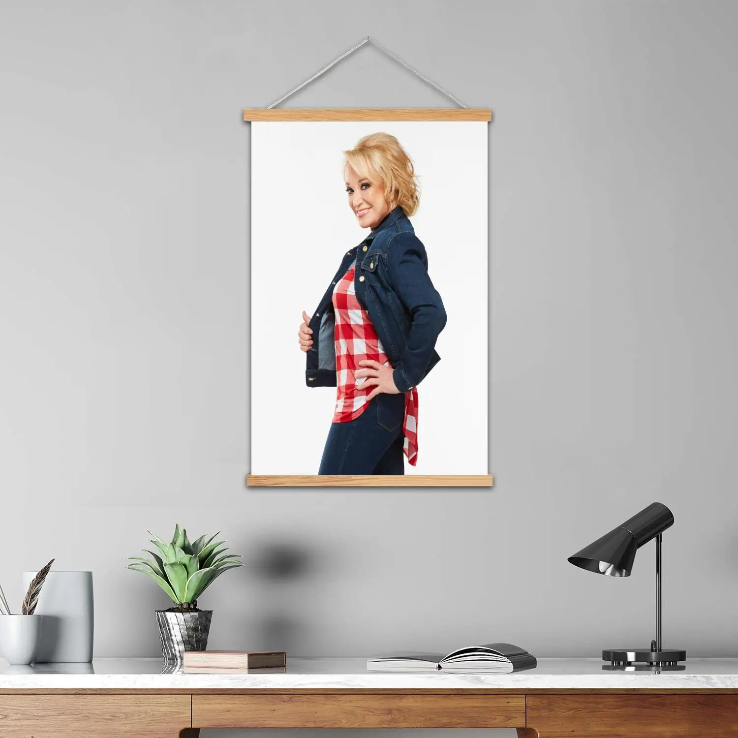 Tanya Tucker Framed Wall Painting Canvas Art Poster, Wall Art  Modern Family Bedroom Decor Posters,Decorative painting