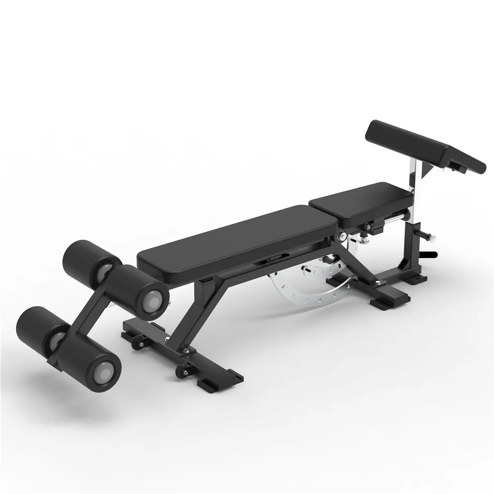 Commercial Fitness Equipment Sit Up  Adjustable Abdominal Bench Train Gym Machine