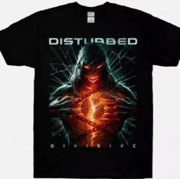 Disturbed Divisive Sometimes Darkness T Shirt Black Fulsize S 5XL