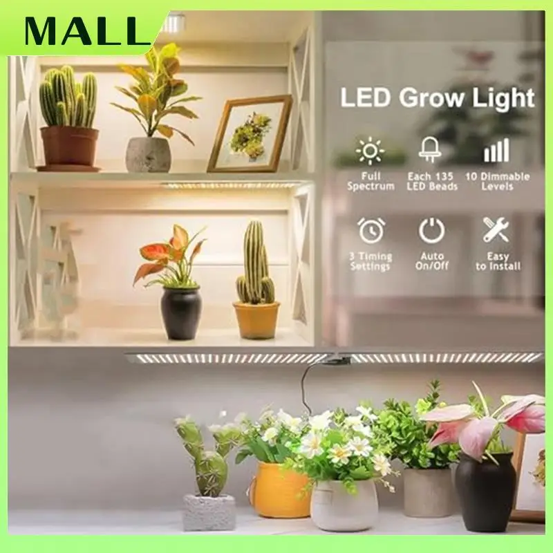 MALL LED Grow Light Full Spectrum Grow Light Indoor Shelf Light LED Fill Light US Plug