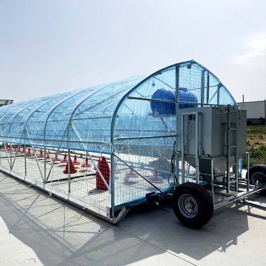 

Portable Mobile Chicken Coop with High-Load Capacity 150kg Weight 1-Year Warranty