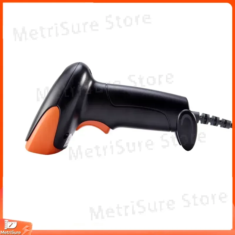 Wired 2D Barcode Scanner Handheld USB CMOS Barcode Reader for Retail POS Inventory Management Supermarket