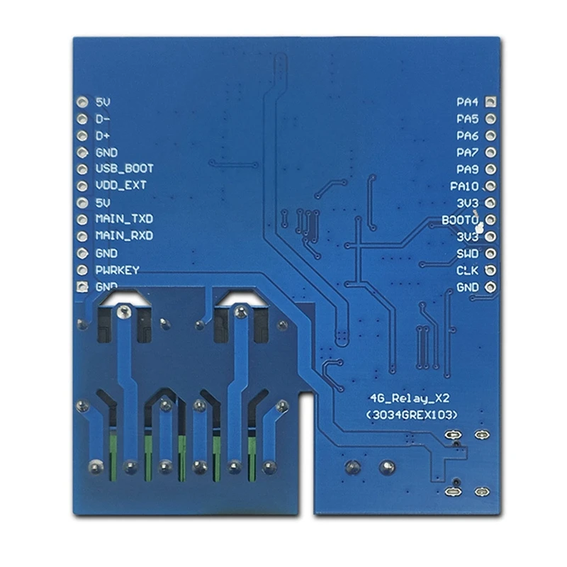 DC 5V STM32 4G Networked Dual-Way Relay Relay Development Board Onboard AIR780E Module I/O Port STM32 Development Board