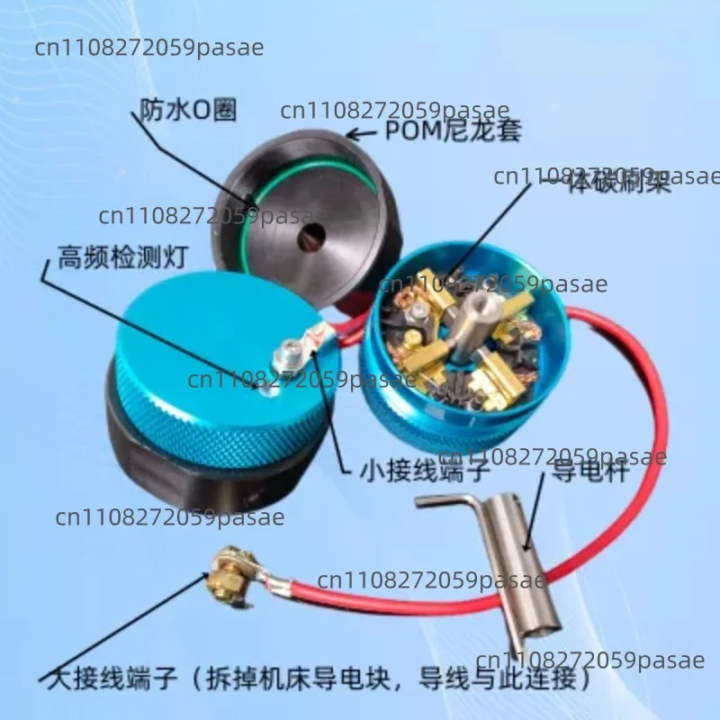 Four-carbon Brush Wire-cutting Guide Wheel with Built-in High-frequency Detection; Suitable for Cutting Steel