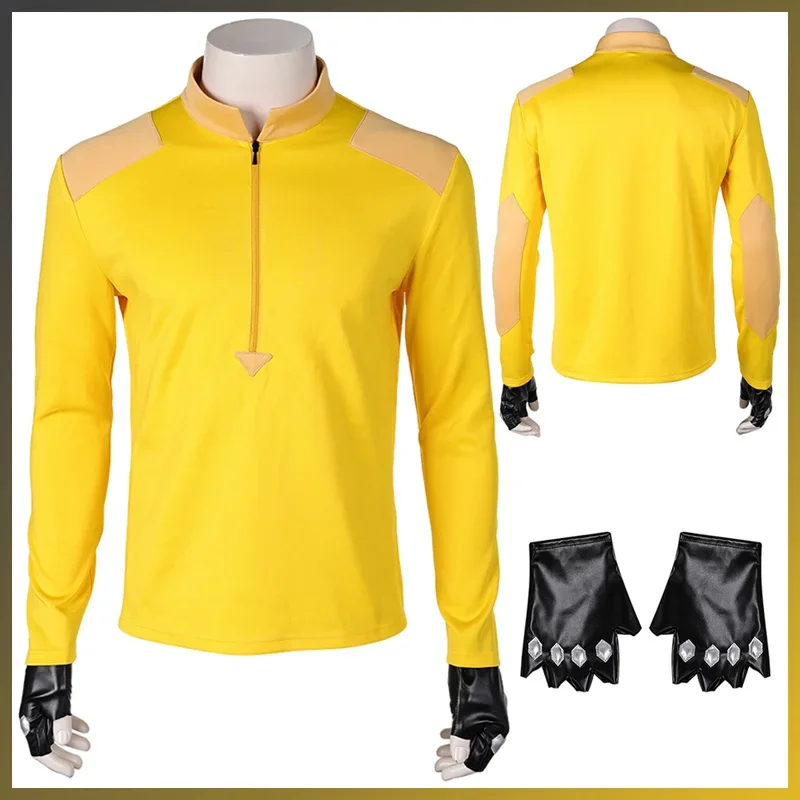 

FC62024 Cartoon TV Biological Commando Costume Disguise John Economos Cosplay Fantasy Tops Gloves Clothing Adult Men Outfit@FC8！