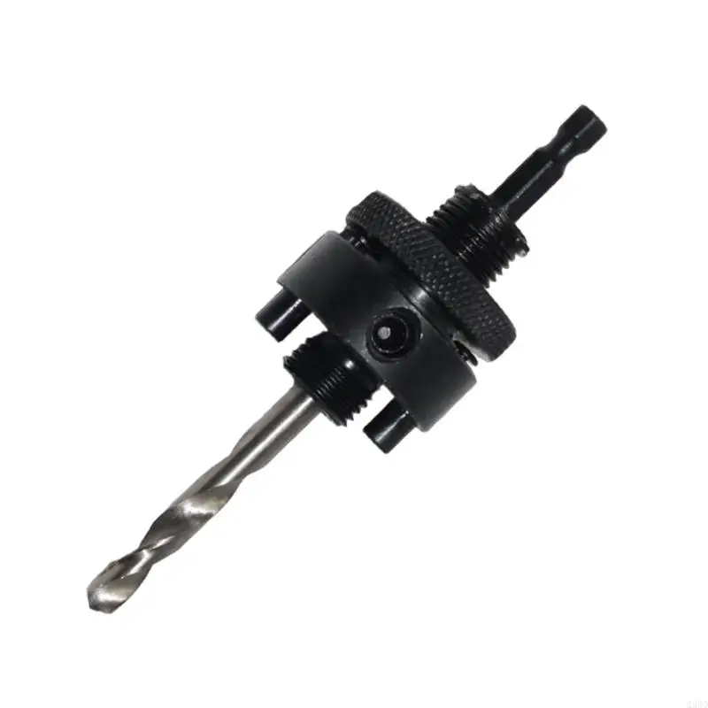 Q5WD Shank Steel Hole Arbor with Drill Bit for 32-210mm Holesaw Drill bits Electric Tool Drill Accessories