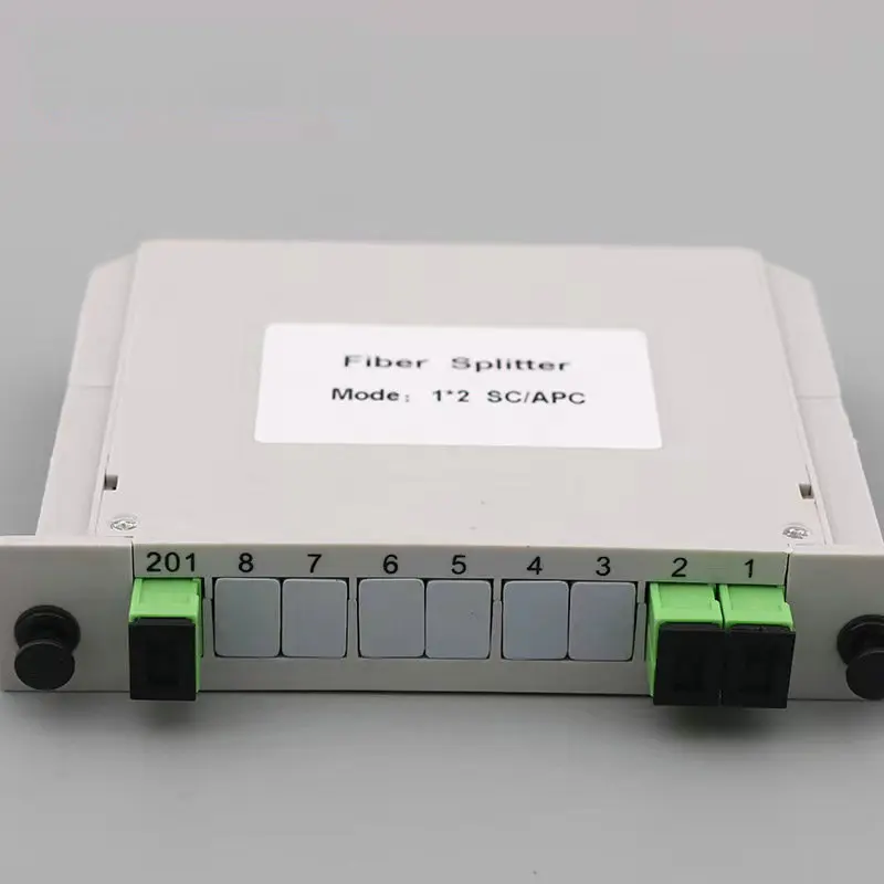 2 4 8 16 32 Fiber Optic Tap Plc Sc/apc Fiber Optic Communication Products Plug-in Fiber Optic Taps