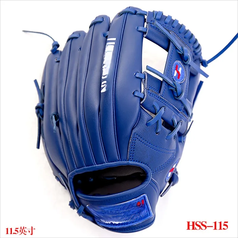

Half cowhide training baseball gloves PU for adults and children