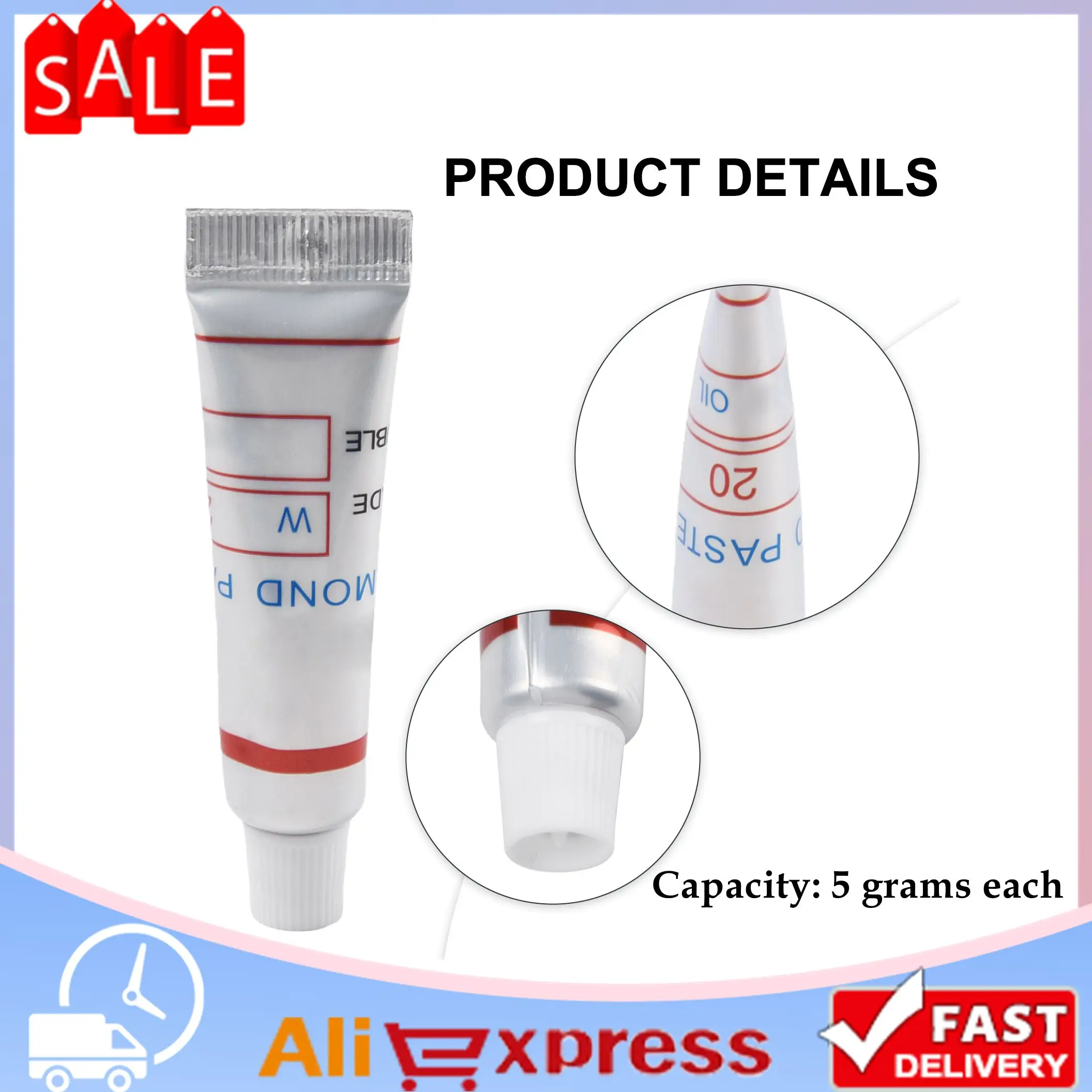 1Pcs Metal Polishing Cream Abrasive Paste 320-10000 Grit Glass Metal Grinding Lapping Paste Oily Grinding Tool Abrasive Tools
