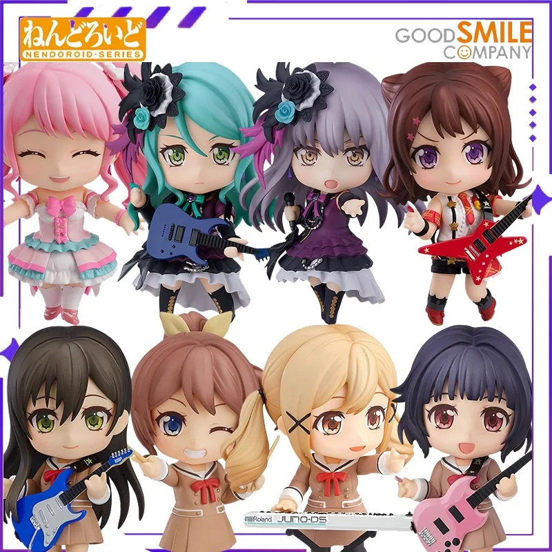 GSC, GoodSmile Originale GSC Clay Man #   1302 BanG Sogno! Girl Band Party Glacier Silk Night Anime Mobile Doll Model Toy Gift