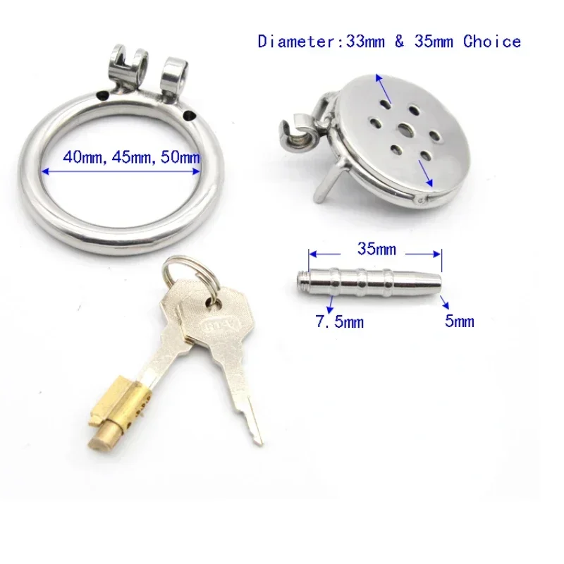 Super pequeno galo gaiola brinquedos sexuais para homens evitar sexo extramarital aço inoxidável masculino dispositivos de castidade pênis anéis cinto de castidade