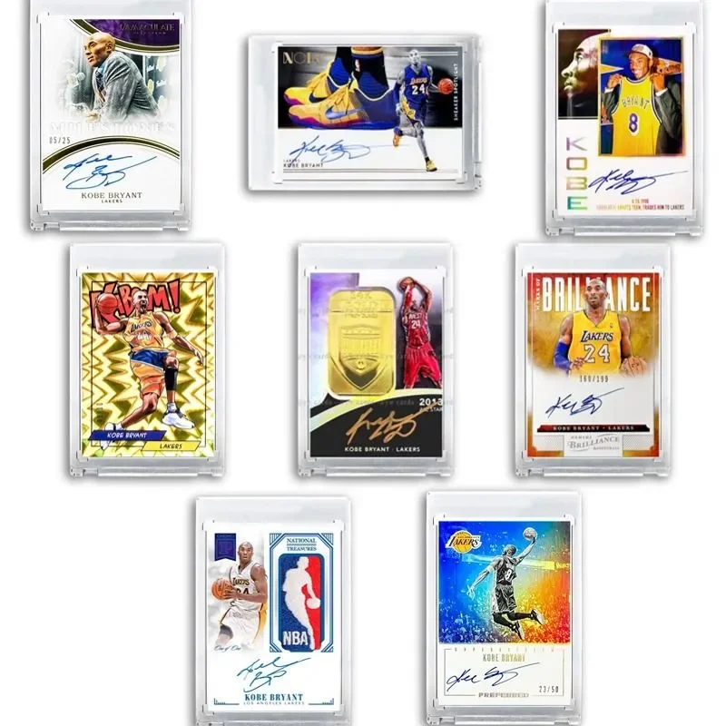 Custom DIY NBA Basketball Trading Homemade Cards Auto Signature Refractor Surface Collectible Hobby Gift For Basketball Fans