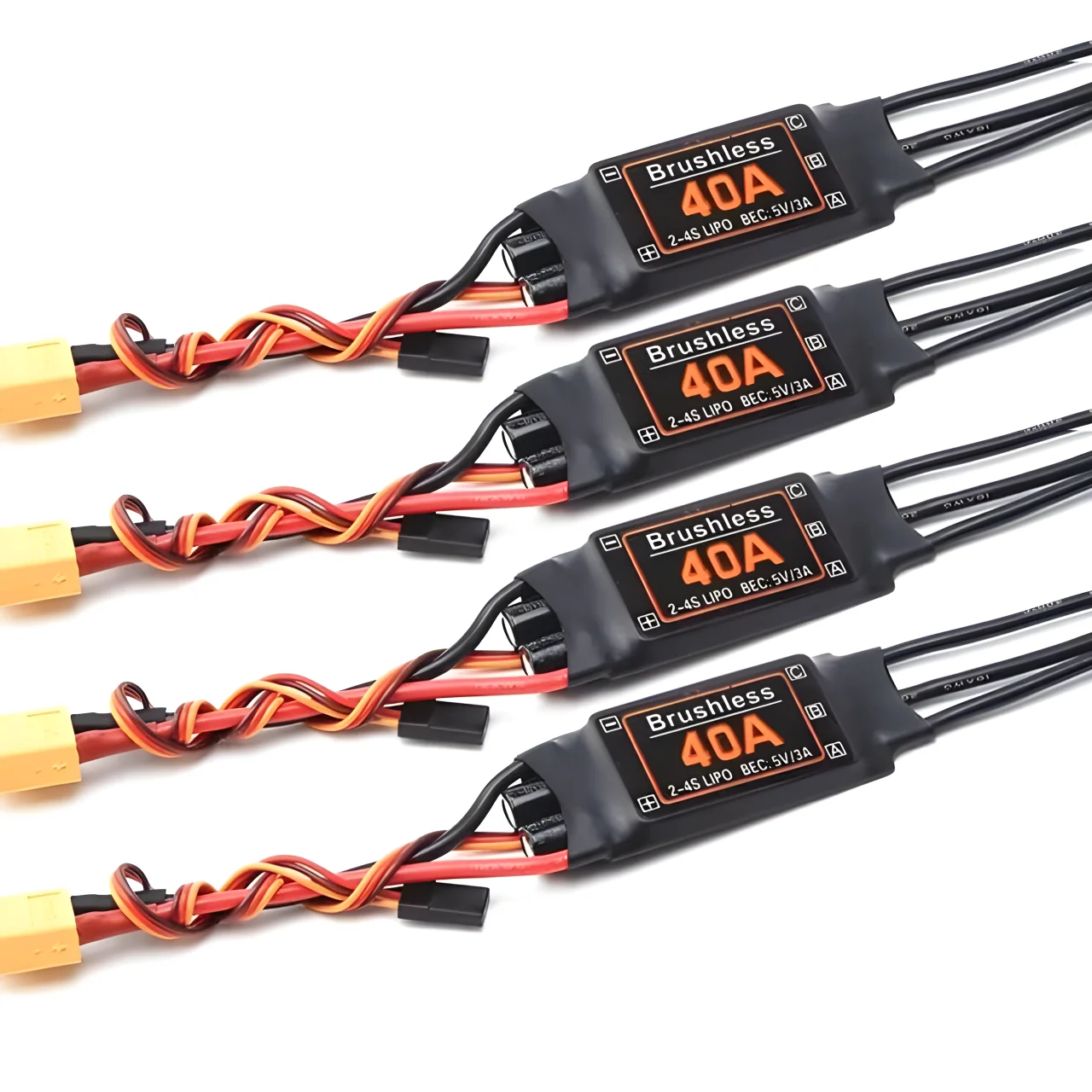 NEW 40A ESC 2-4S 5V/3A Brushless ESC Electronic Speed Controller For F450 S500 ZD550 RC Helicopter Quadcopter