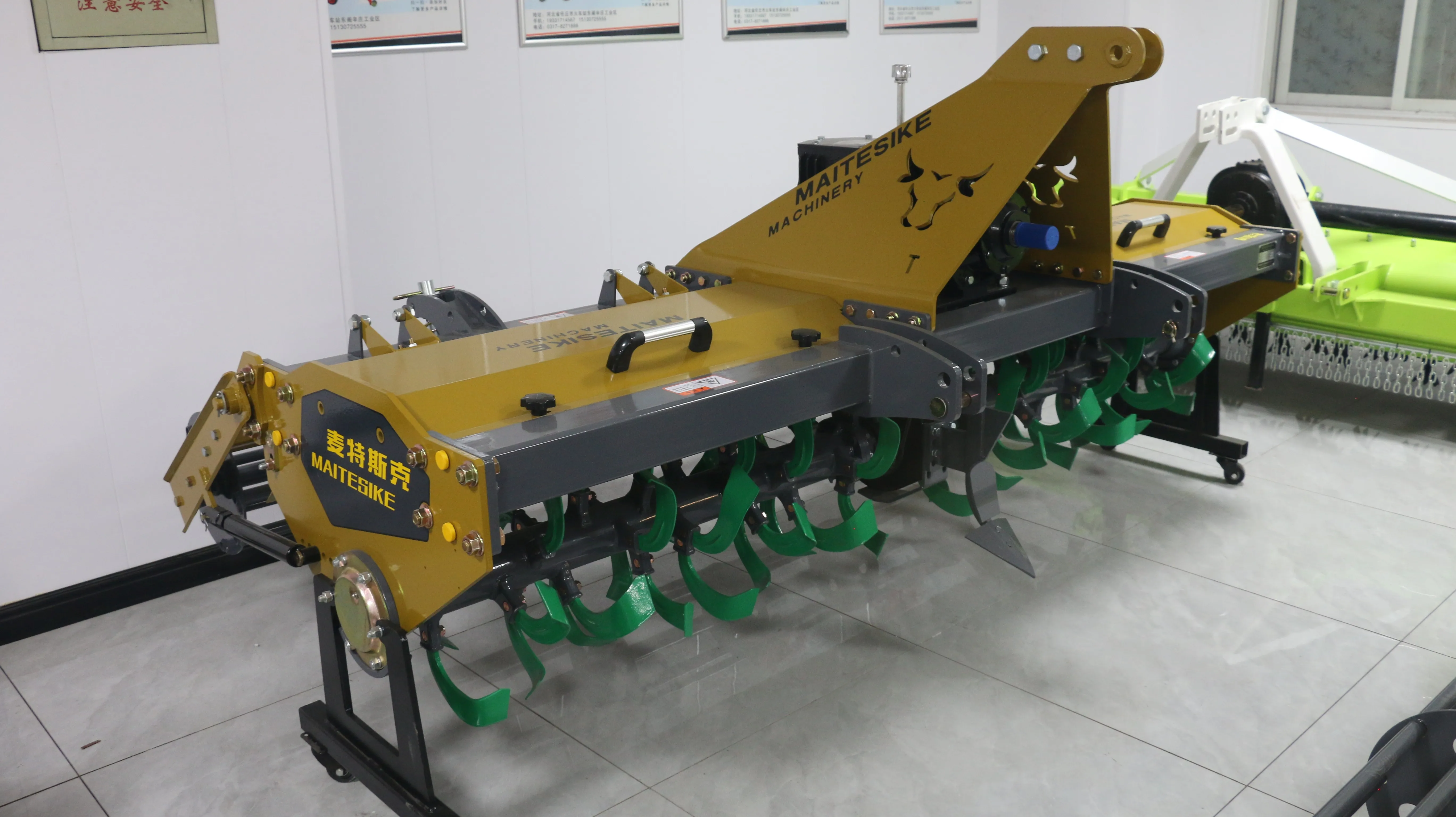 High Quality New Wide Gearbox Rotary Tiller -Drawn Farming Equipment Agriculture Cultivation Dezhou Hongyou Brand 1 Year