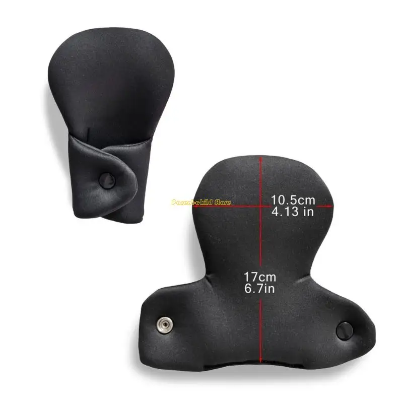 مجموعة وسادات حزام الكتف WXTD غطاء أمان ناعم ومريح مع وسادة بين الرجلين للطفل #3