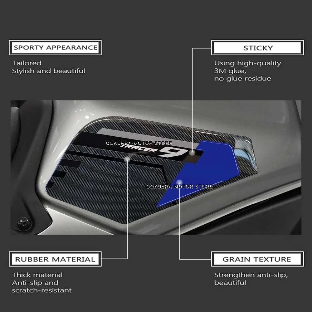 For Yamaha TRACER 9 GT Tracer 9 2021 Motorcycle Accessories 3D Epoxy Resin Protective Sticker Kit