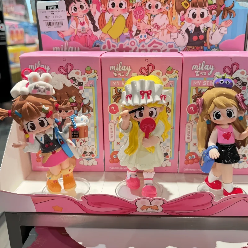 

2025 Authentic Milay Mila Girl Syndrome Serie Blind Box Fashion Play Doll Girl Bestie Model Toy Desktop Collection Ornament Gift