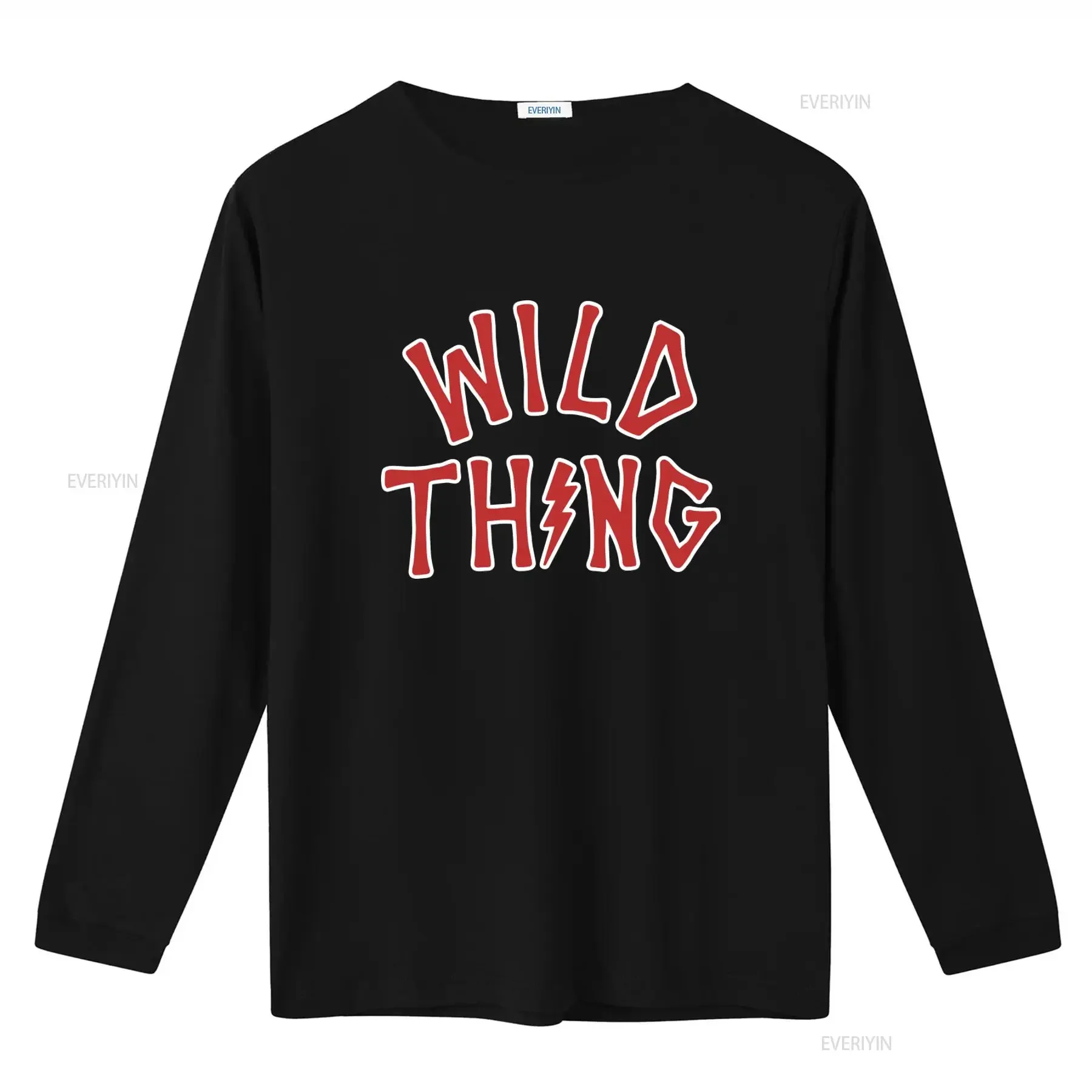 WILD THING Major League Ricky Vaughn Indians Baseball Movie Style T Shirt vintage Washed Breathable Casual Stylish graphic