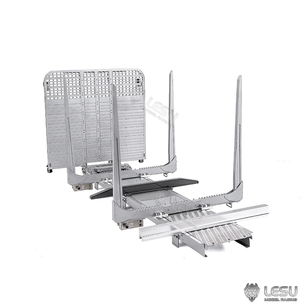 RC 1/14 Spare Metal Timber Hopper Bucket for Tamiya Hydraulic Excavator Loader Dump Truck for VOLVO Trailer Tipper DIY Parts