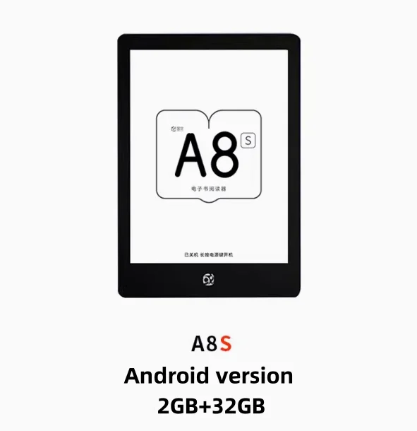 A8 Android 2+32GB ebook reader 6inch HD ink screen novel smart pocket portable reader e-paper book ebook reader