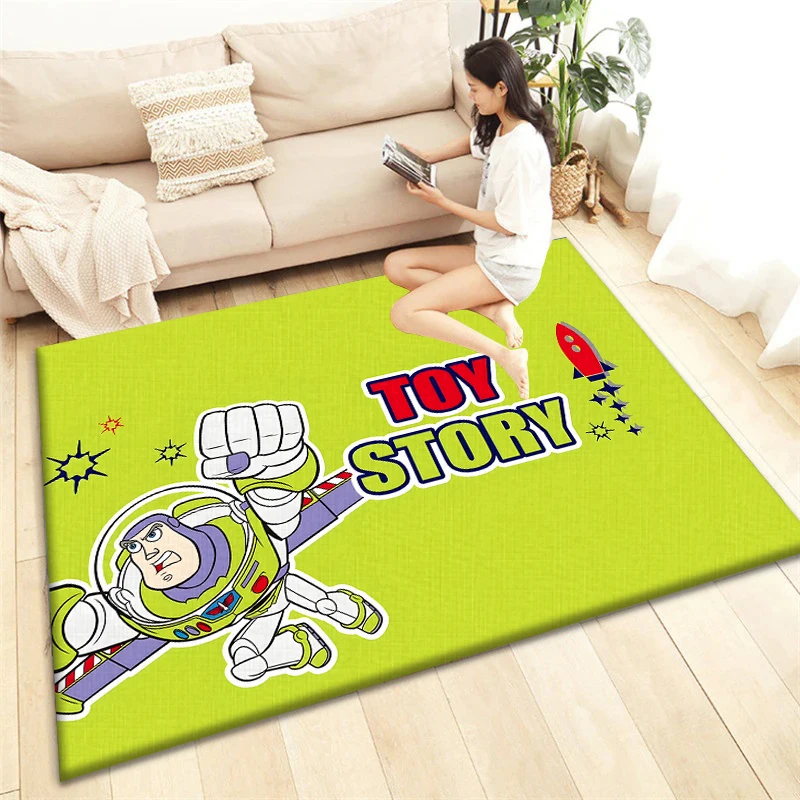 Toy Story Fashion area carpet for children,Living room Bedroom floor mat Kitchen mat Children's Bedroom Mat, Buzz Lightyear rug