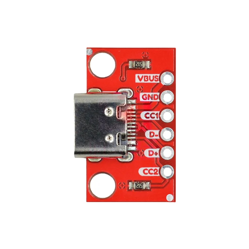 لوحة اختبار موصل سالب TYPE-C، USB3.1 16P إلى 2.54، وحدة لوحة محول الطاقة عالية التيار