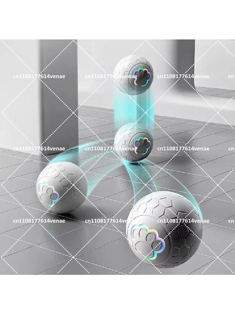 Interactive Jumping Pet Toy Ball, Bite-Resistant Teaser for Dogs & Cats Boredom Relief