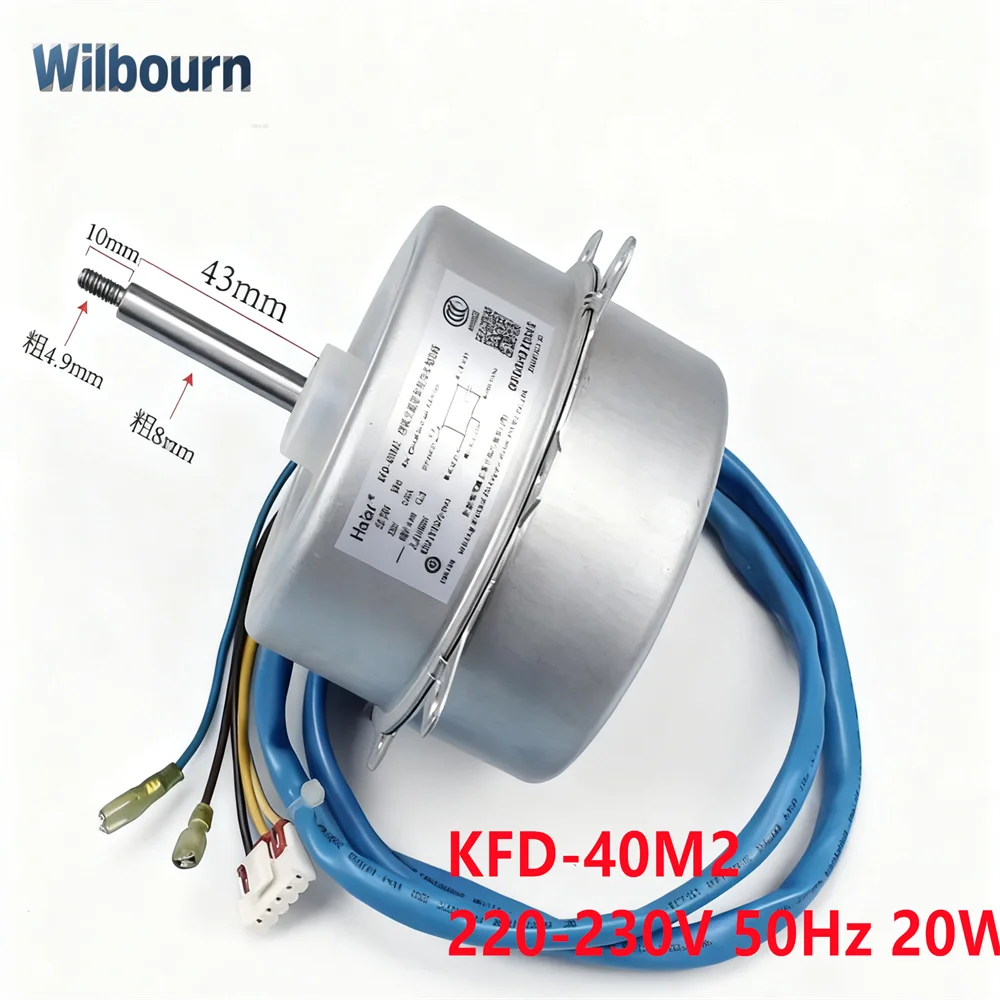

KFD-40M2 220-230V 50Hz 20W Brand New for Haier Air Conditioner Outdoor Unit AC Fan Motor 0010403508E Air Conditioner Parts