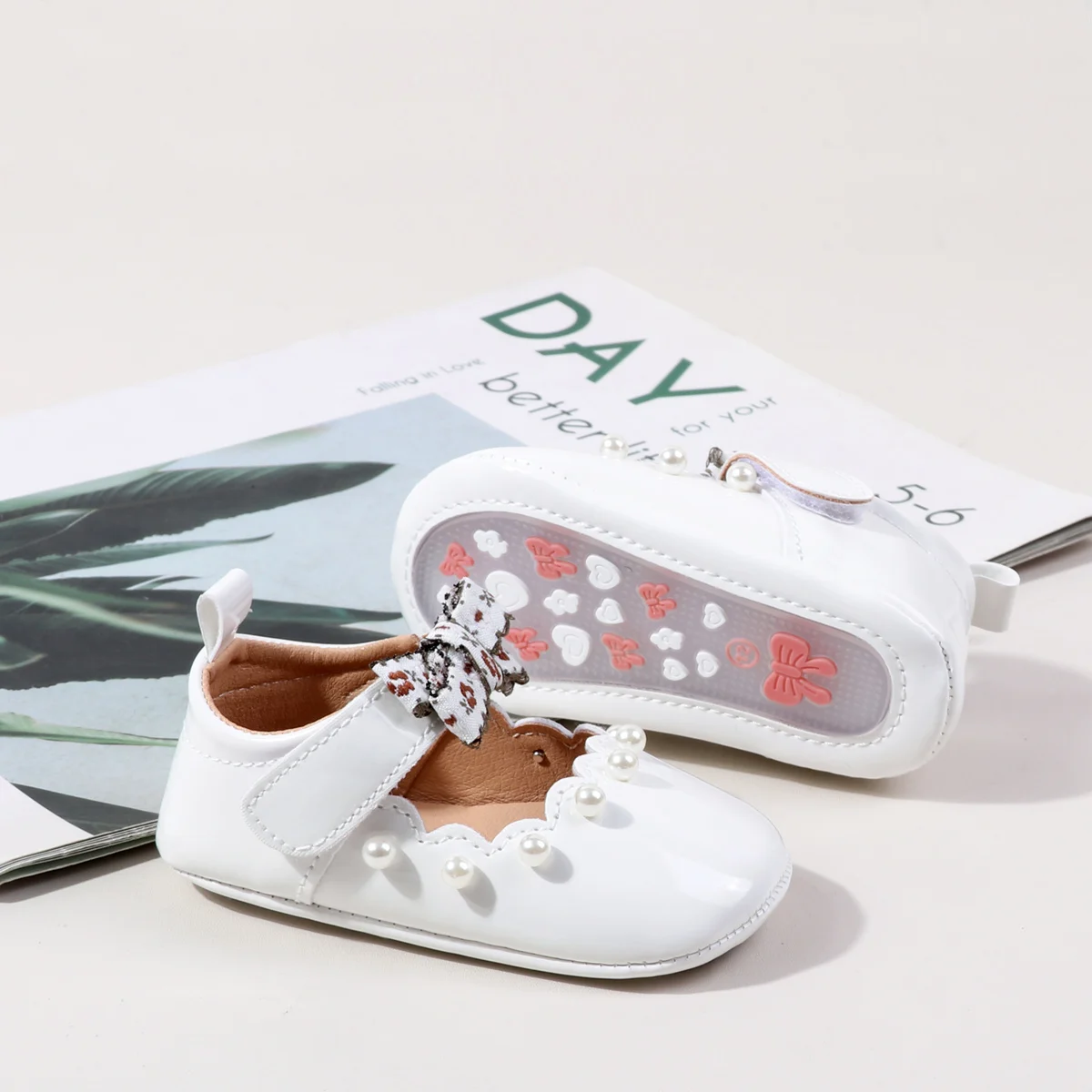 2025 الربيع والخريف طفل الفتيات الأولى المشي داخلي في الهواء الطلق حذاء طفل صغير ل 0-18 متر طفل الأميرة أحذية بولي Leather الجلود لينة وحيد #6