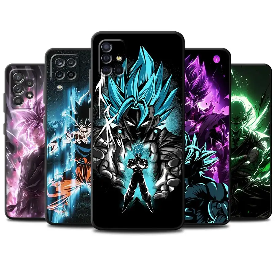 

Case for Samsung Galaxy S9 Note8 S10 Plus Note9 S8 S10e Note10 Plus Note20 Ultra Soft Shell Dragon Ball Super Saiyan Goku