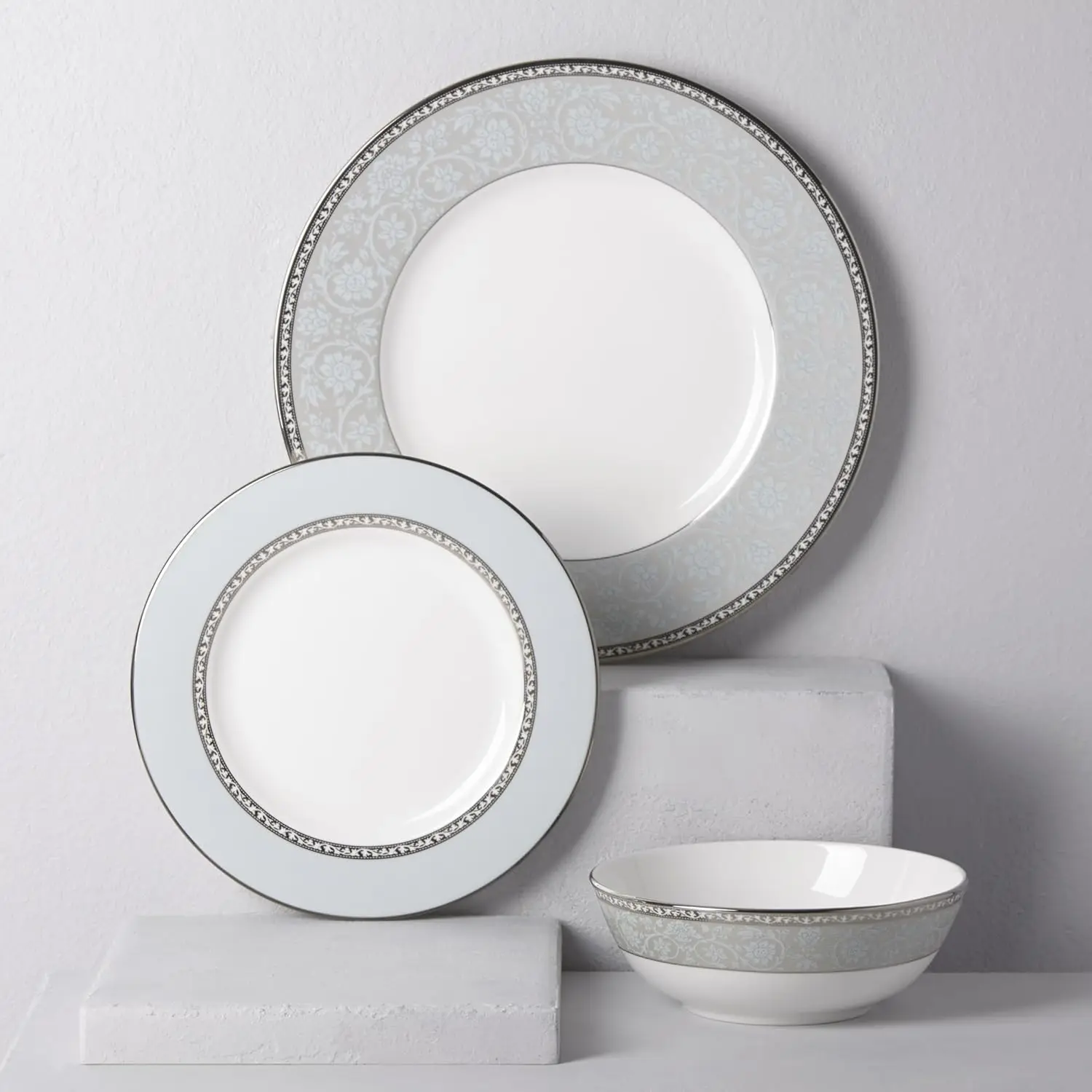 プレースセッティング 3 点セット ウエストモア、ホワイト