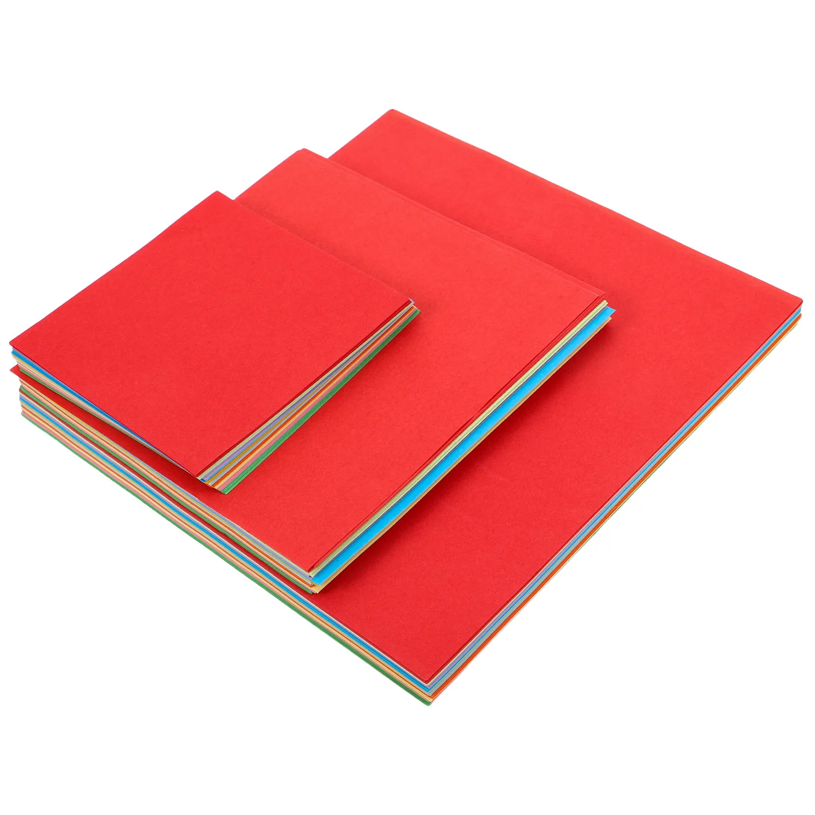 

300 шт. бумаги для творчества, 10 ярких оттенков, двусторонняя цветная бумага для поделок, оригами, гирик-краник